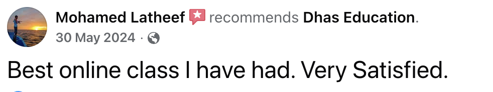 Student Review